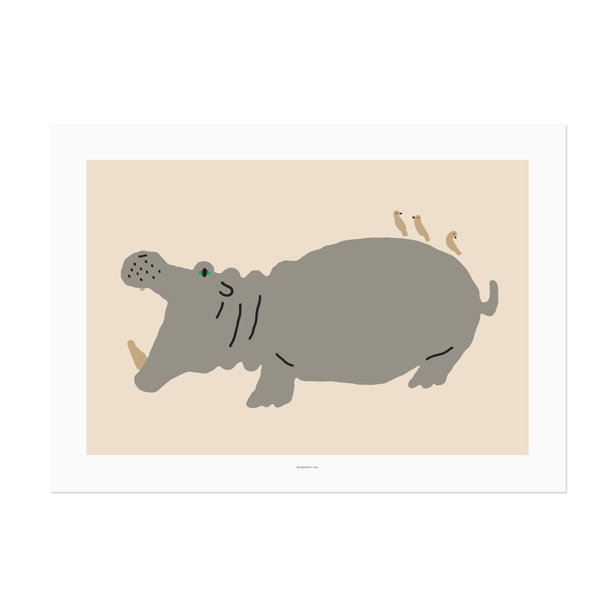 BIG HIPPO POSTER