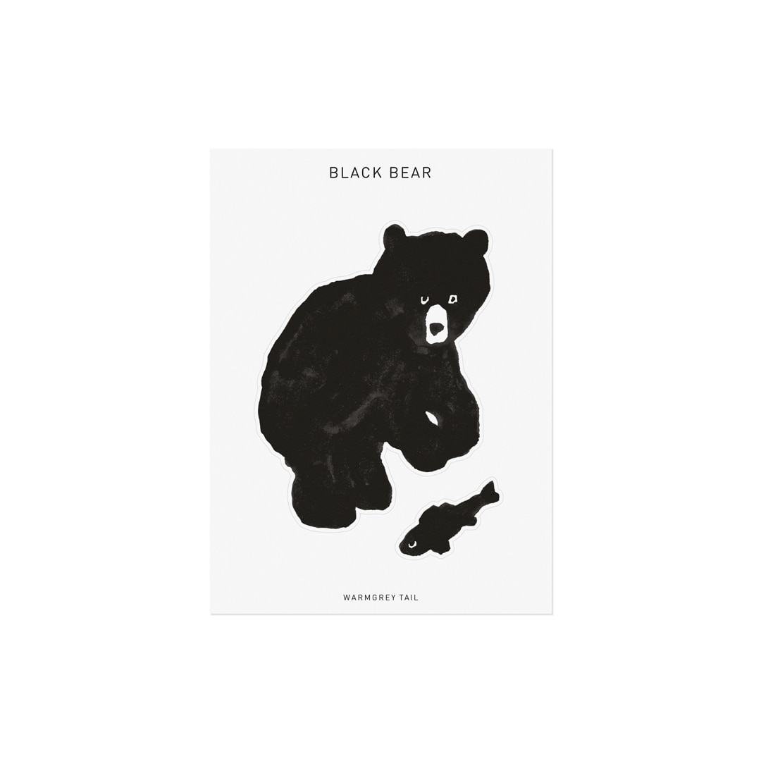 BLACK BEAR STICKER