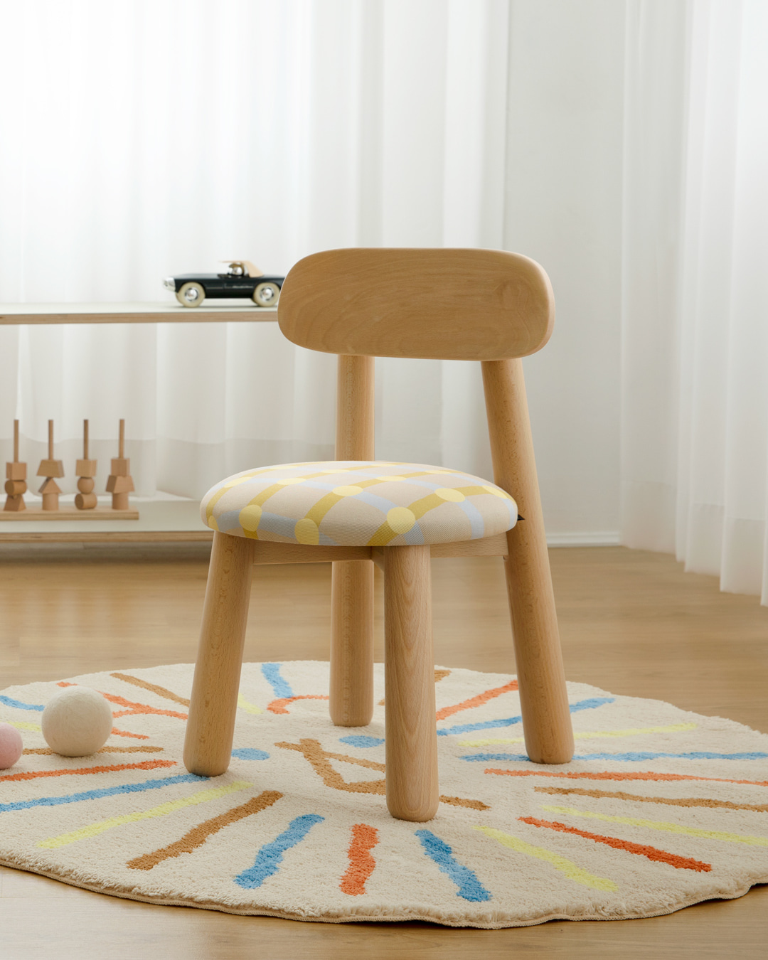 [with FLAT POINT] DOT CHECK MUMU CHAIR